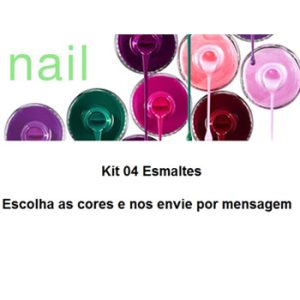 Kit de Esmaltes – Unhas – Kit 04 Unidades